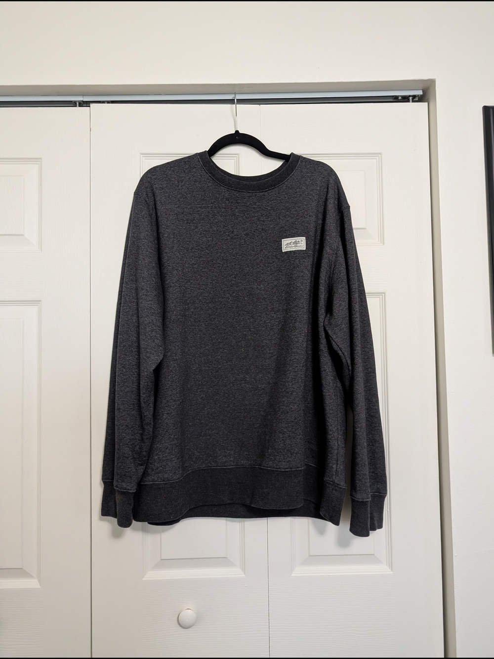 Eddie Bauer Charcoal Gray Crewneck Sweater